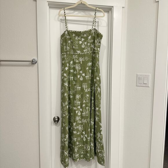 NWT La Maise Mila Maxi Dress in Seaside Villa Size Large - Picture 2 of 7